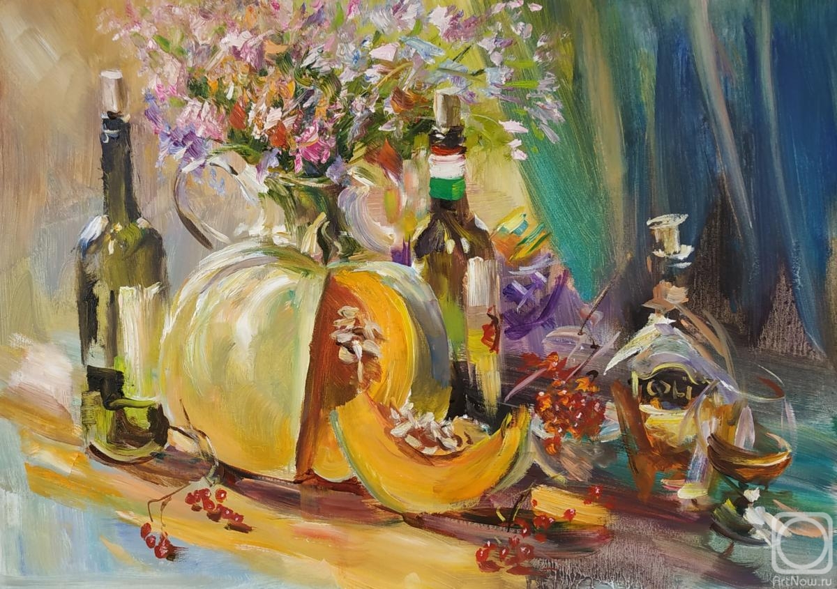 Korolev Andrey. Viburnum, pumpkin and wine