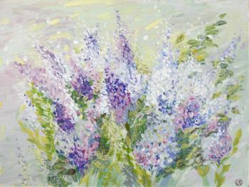 Lilac flowers. Kovaliova Elena
