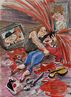 Ozzy Osbourne kills his daughter. Dobrovolskaya Gayane