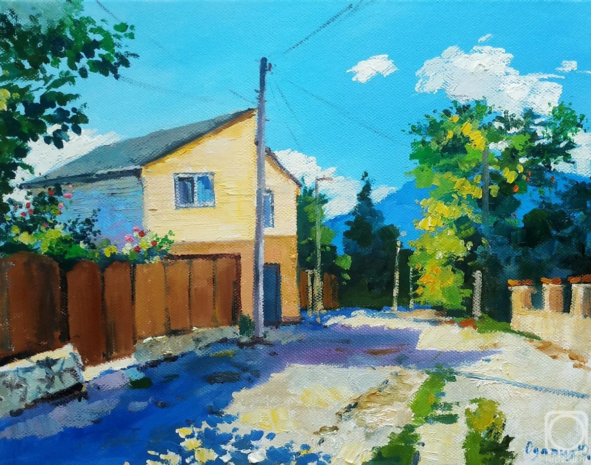 Odazhiu Yuliya. Crimean street