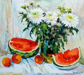 Still life with watermelon 4. Odazhiu Yuliya