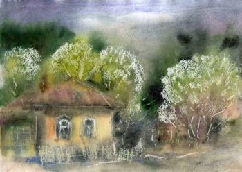 Bird-Cherry Tree by Stepanovka. Knecht Aleksander