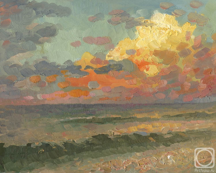 Chernov Denis. Sea. Sunset. Impression