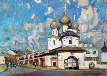 Sunny day in Rostov Veliki (Painting
Orthodoxy). Zhukova Juliya