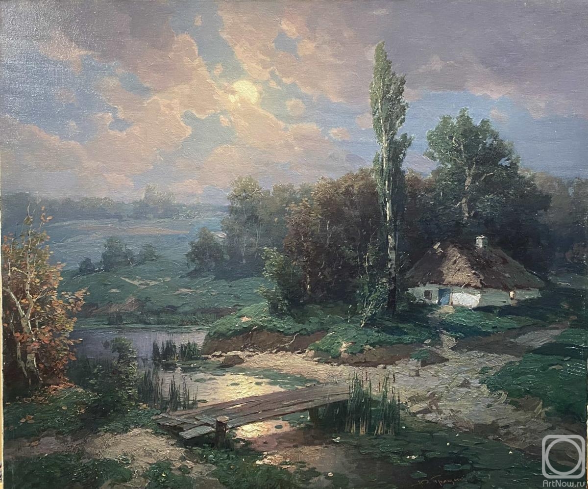 Pryadko Yuri. Village before the dawn
