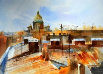 St. Petersburg roofs (Can 39 T See). Safi Alfiya