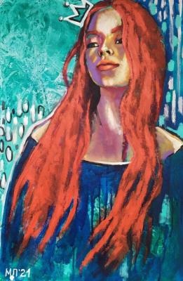 Girl with red hair. Petrova Marina