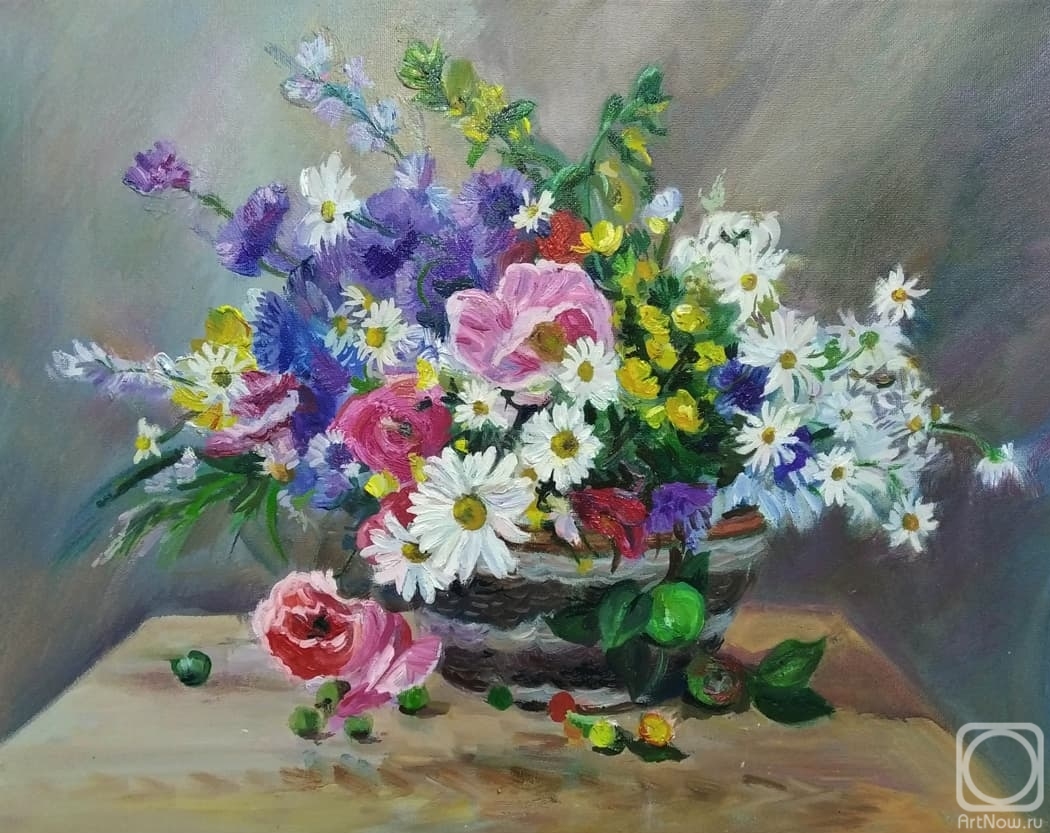 Shenec Anna. Flower basket