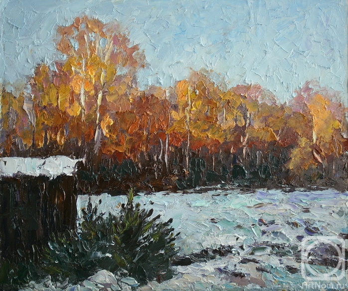 Rudnik Mihkail. A study with the first snow
