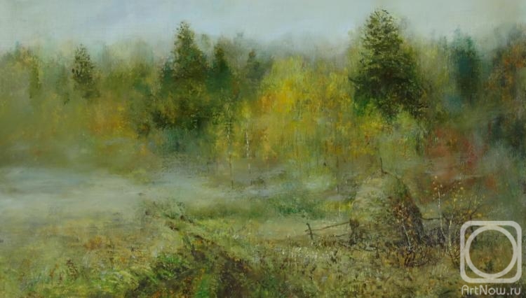 Druzhina Larisa. Autumn fog. Abramtsevo