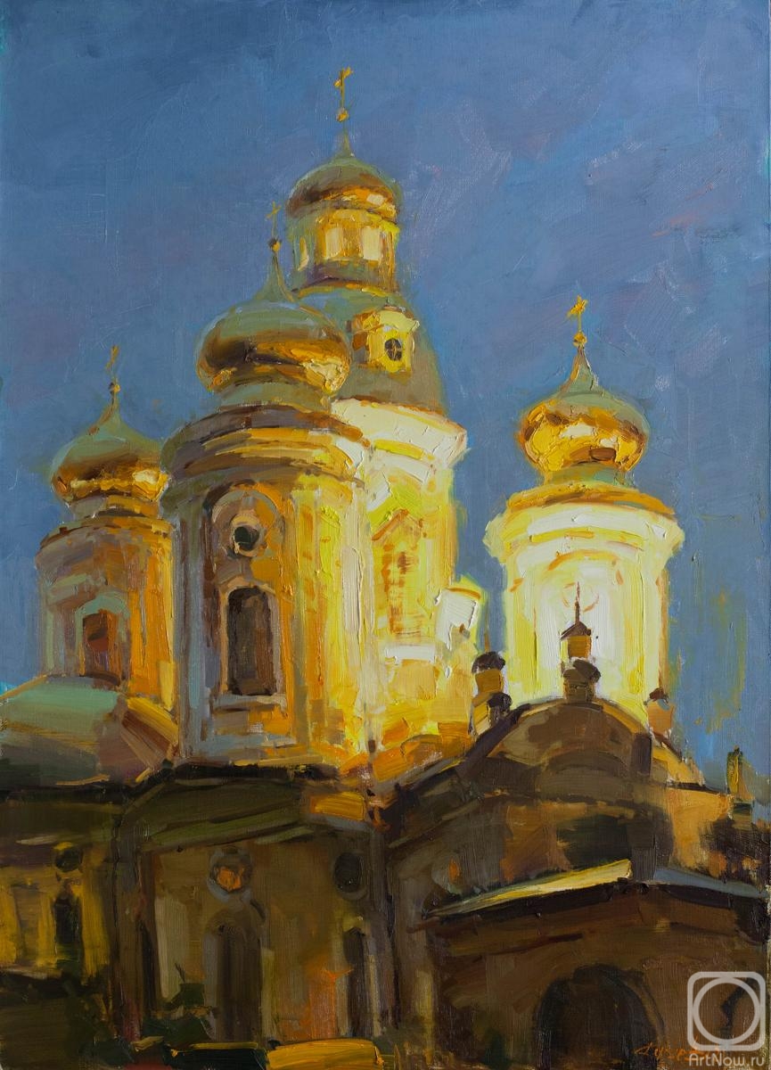 Burtsev Evgeny. Evening Peter. St. Vladimir's Cathedral