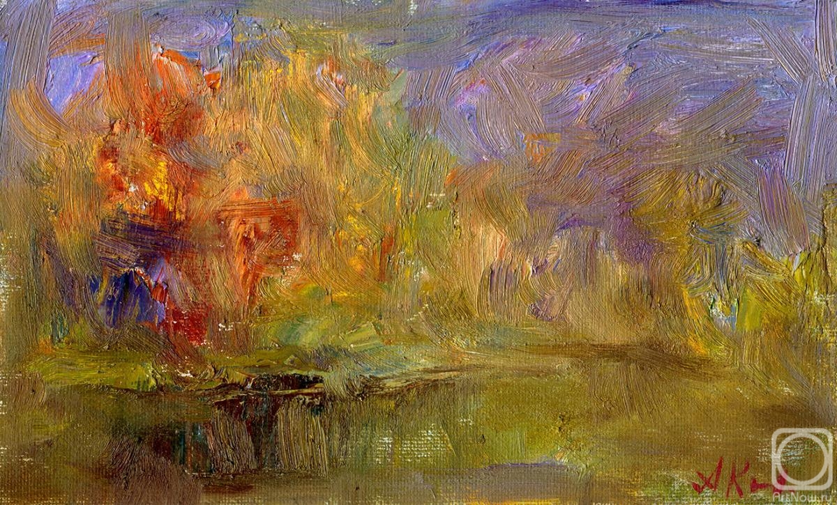 Kolokolov Anton. Autumn pond