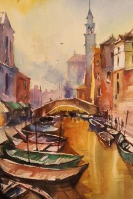 Canal (Old Venice). Gololobov Michael