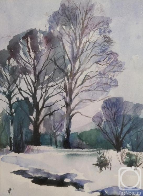 Gololobov Michael. Winter landscape