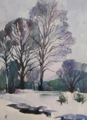 Winter landscape. Gololobov Michael