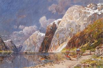 Great Fjord Landscape. Korbuh Nataliya