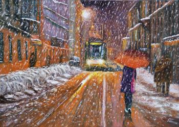 Evening tram (�������). Gaponov Sergey