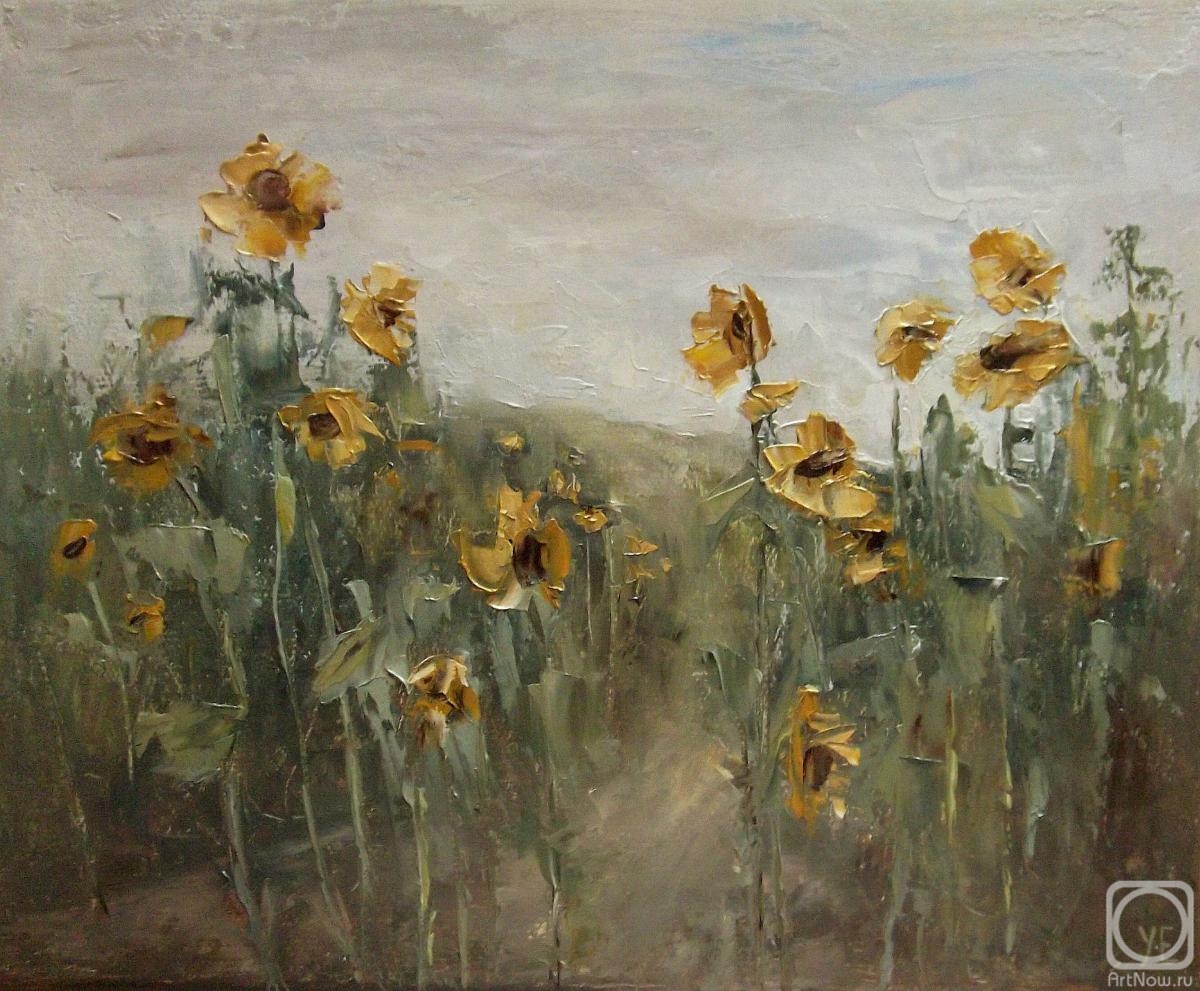Yudin Evgeniy. Sunflowers