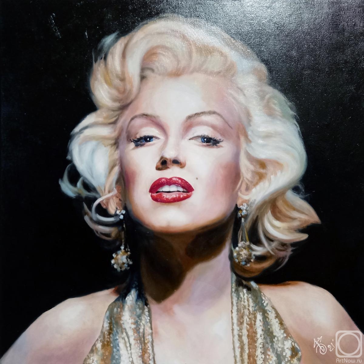 Baryshevskii Oleg. Portrait of Marilyn Monroe