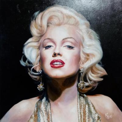 Portrait of Marilyn Monroe (). Baryshevskii Oleg