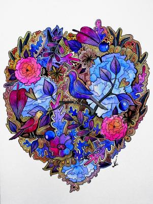 Flower Heart. Prokazyuk Anastasiya