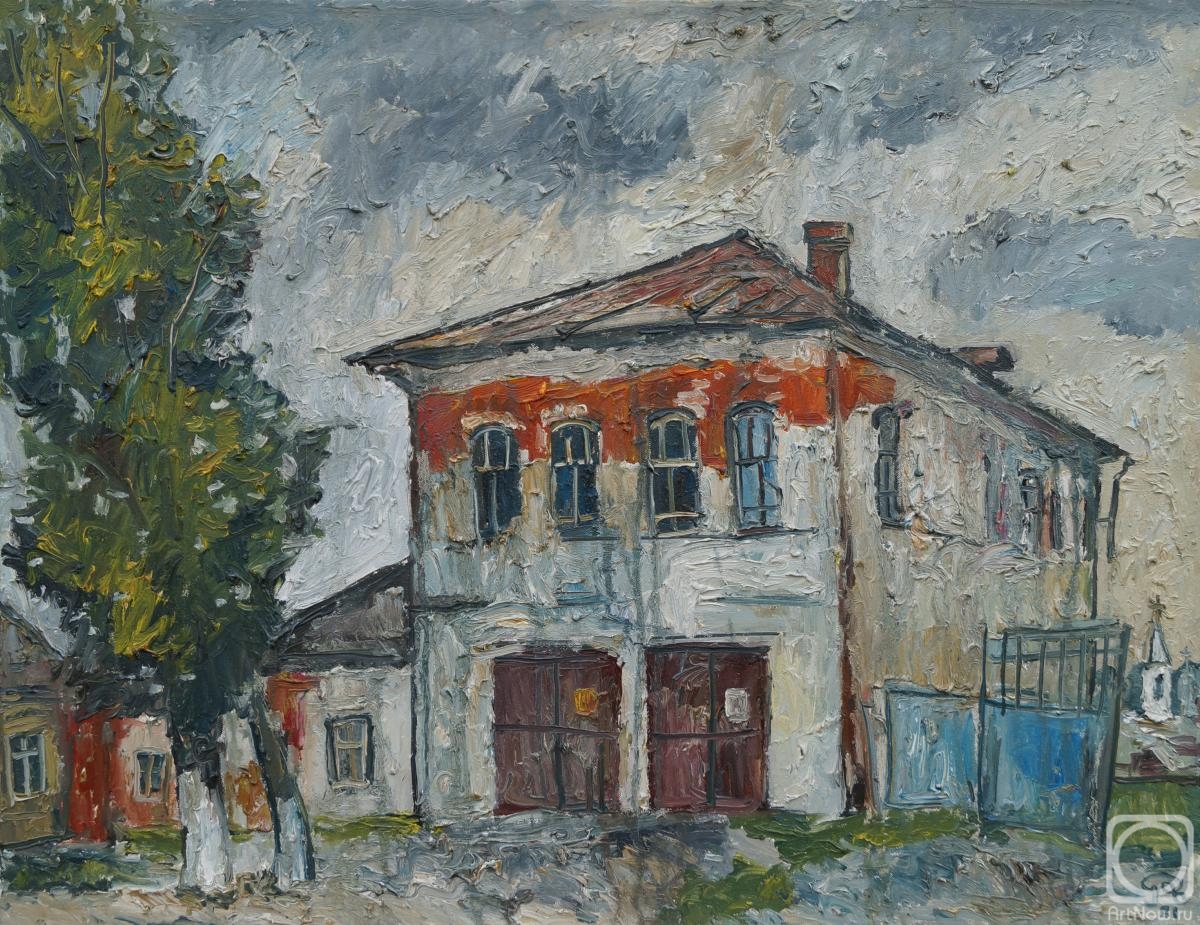 Pomelov Fedor. Mstøra, rainy day