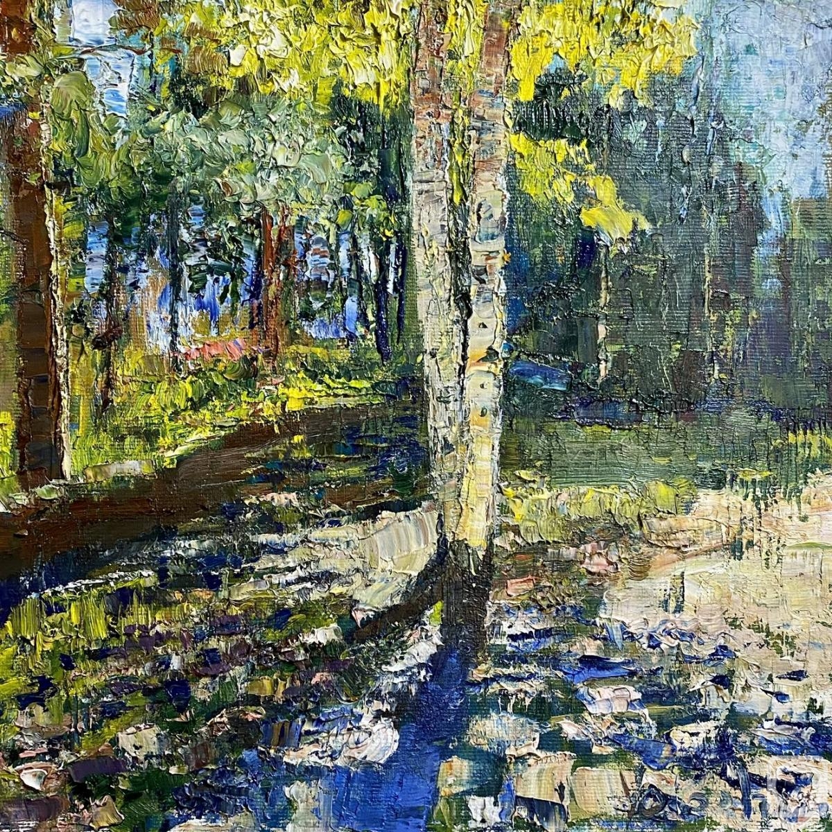 Voloshin Nikita. In the shade of birches
