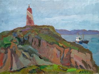 Teriberka. By the lighthouse