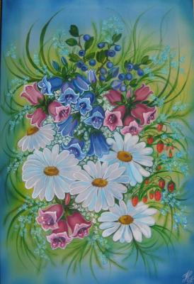 Summer abundance (Bouquet Of Bluebells). Kondyurina Natalia