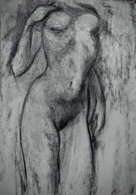 The figure of a girl