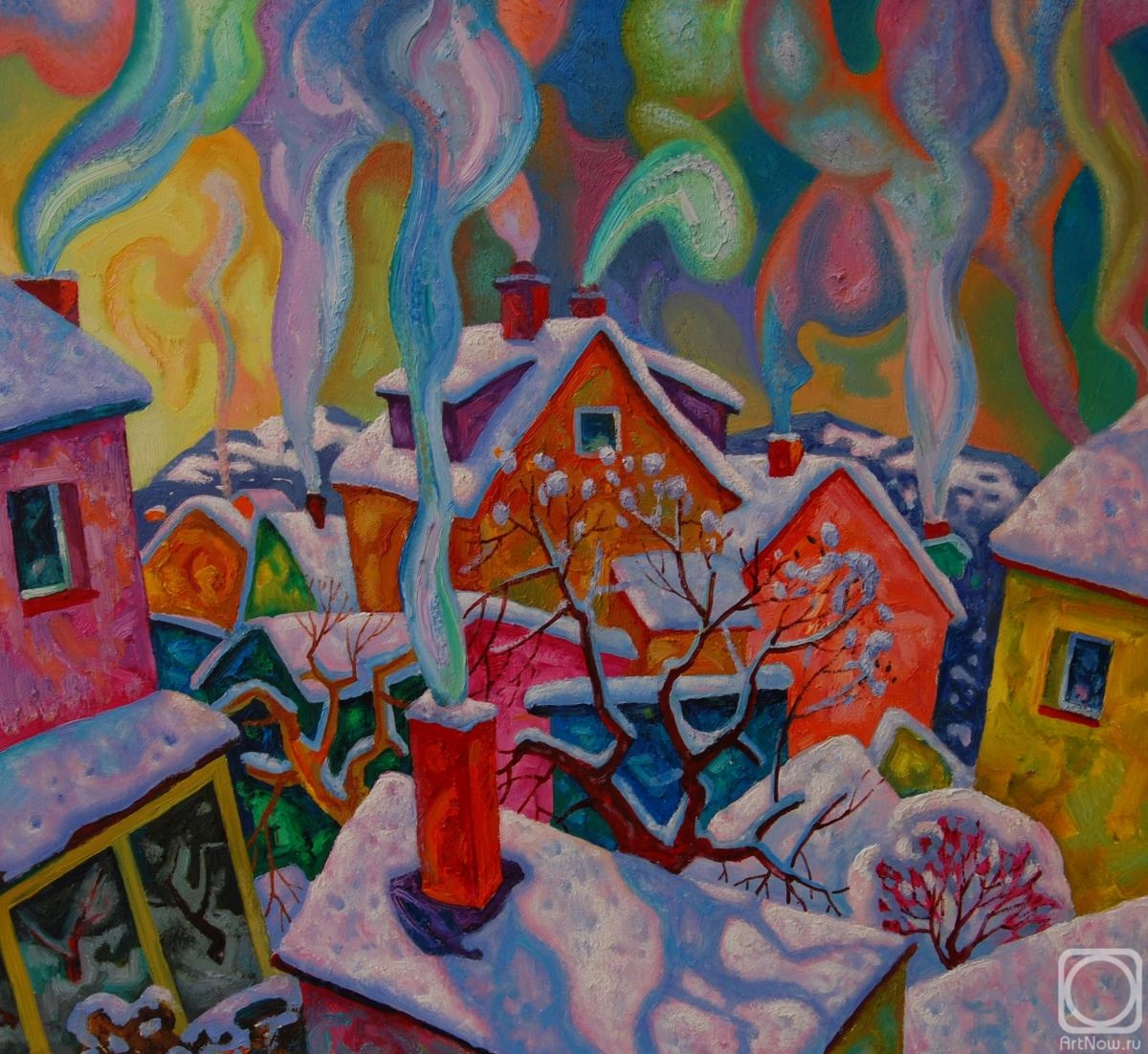 Tschernjavski Michail. Frosty morning