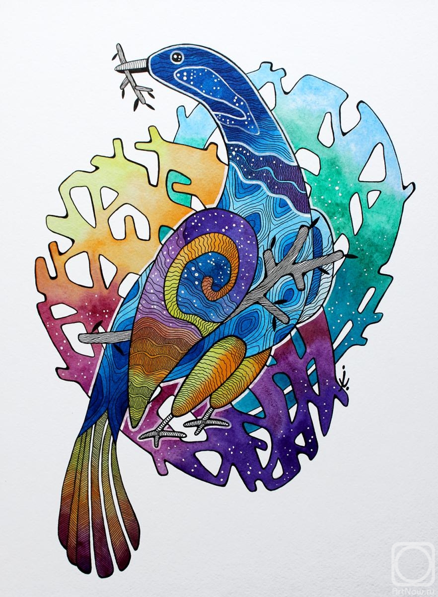 Prokazyuk Anastasiya. Rainbow Bird