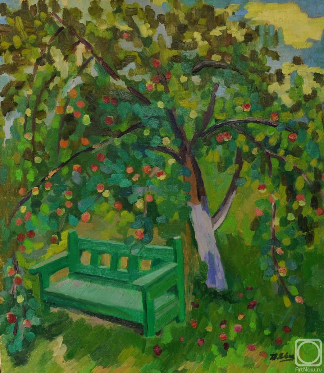 Yavisheva Tatiana. Apple tree in September