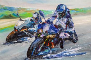 Motorcyclists. Need for speed. Rodries Jose