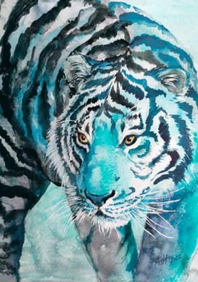 Water Tiger. 2022 year (Turquoise Water). Sukhova Natalya