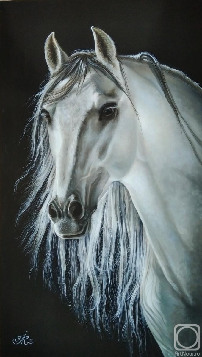 Frolova Irina. White Horse