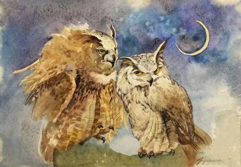 Owls. Kuprina Tatyana