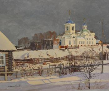 Temple in Sloboda (Winter Chusovaya). Sergeev Andrey