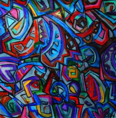 Labyrinths of the Eastern City (composition 2). Spiridonova Tatiana