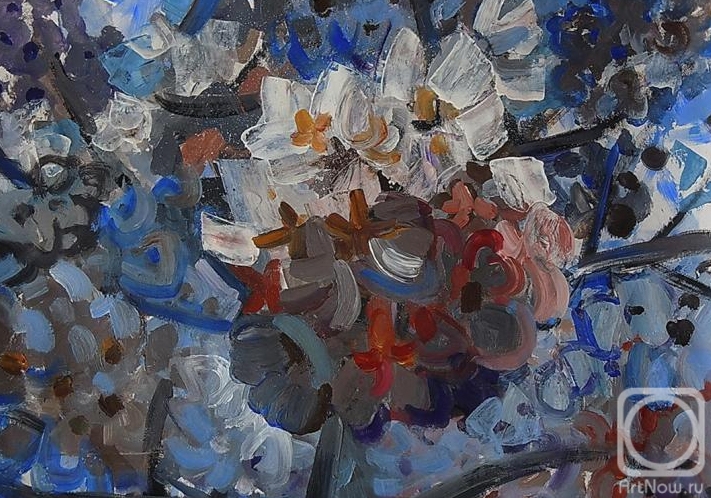 Spiridonova Tatiana. Flowering garden (composition 8)