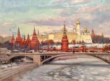 The architectural ensemble of the Moscow Kremlin. Poluyan Yelena