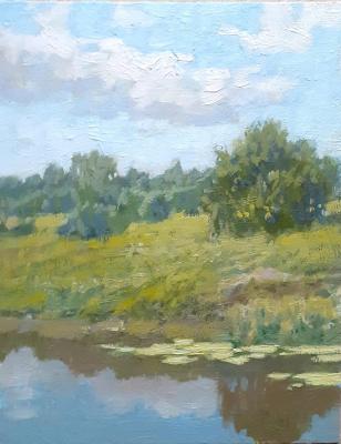 River. Summer day (etude)