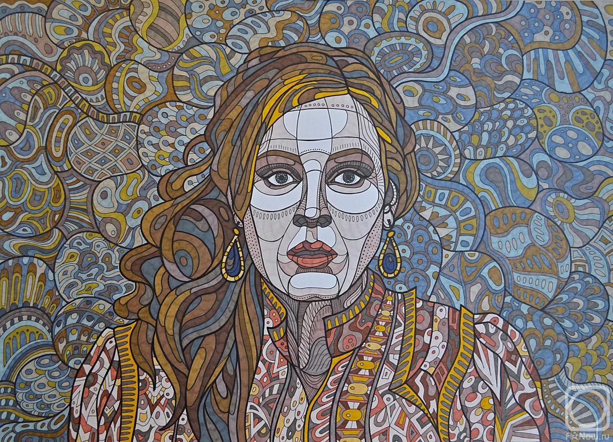 Rybkina Olga. Portrait of Adele