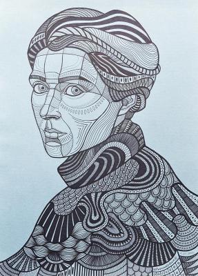 Portrait of Elena. Rybkina Olga