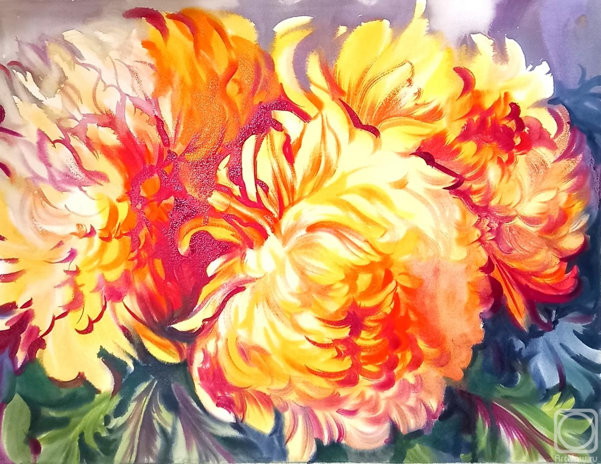 Mikhalskaya Katya. Chrysanthemums