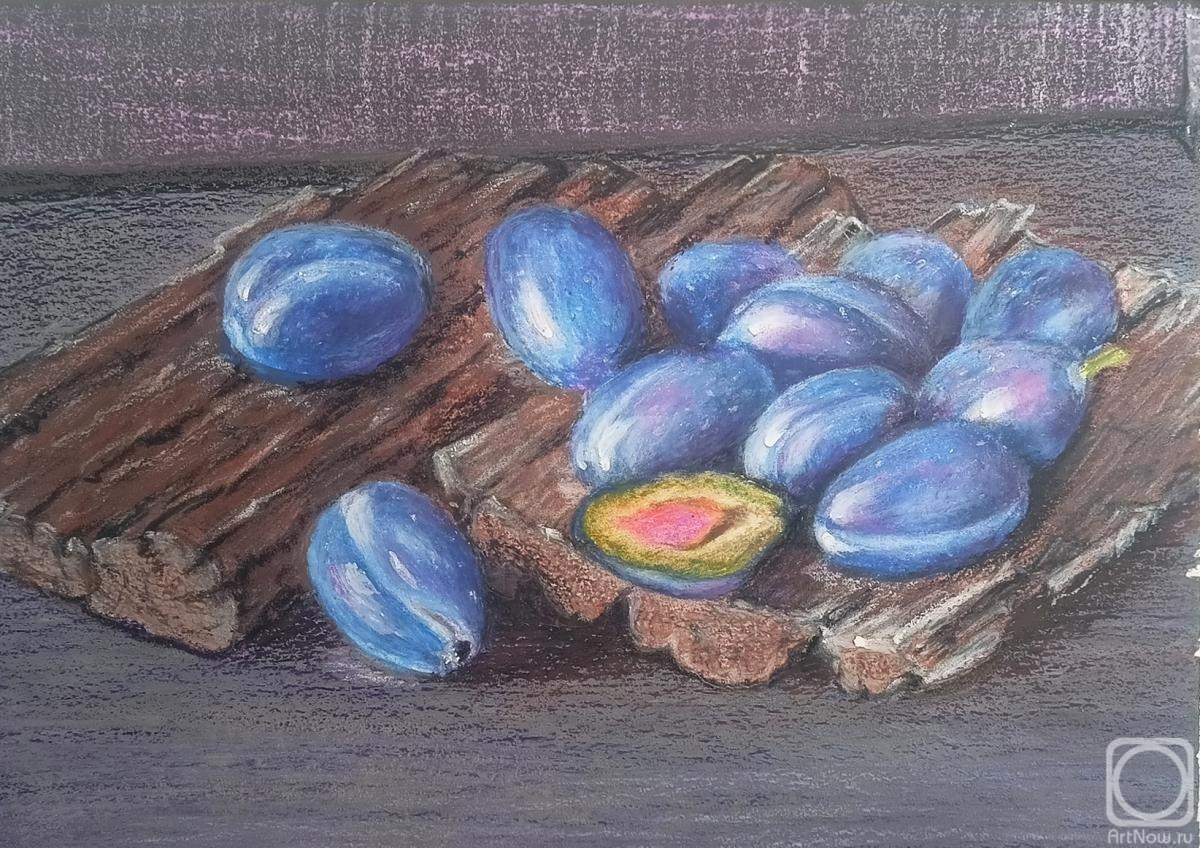 Yakupova Irina. Blue plums