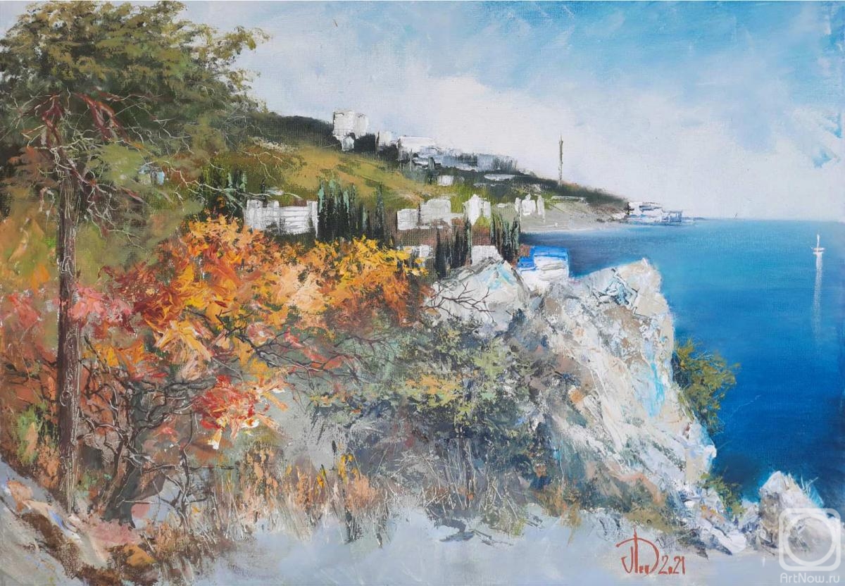 Lednev Alexsander. Autumn coast of Crimea