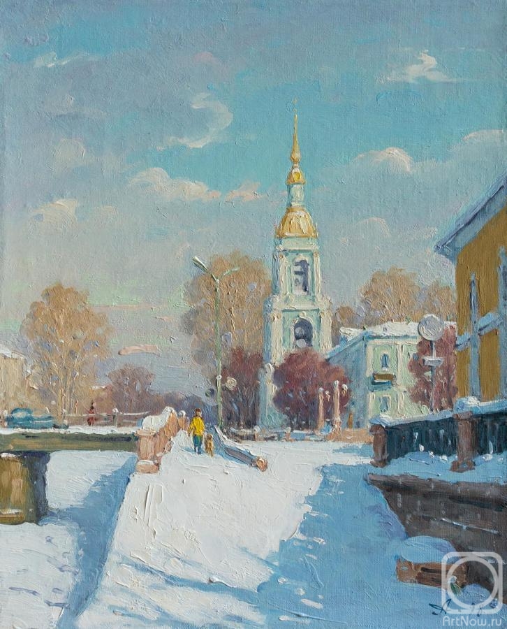 Alexandrovsky Alexander. Kryukov Canal, Embankment in Winter