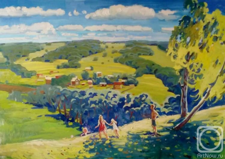 Vaschenko Yuliya. Summer landscape. July. Polenovo