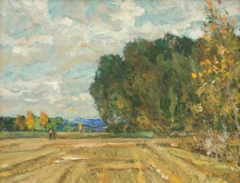 Autumn Landscape (Yellow Field). Bulgakov Grigory